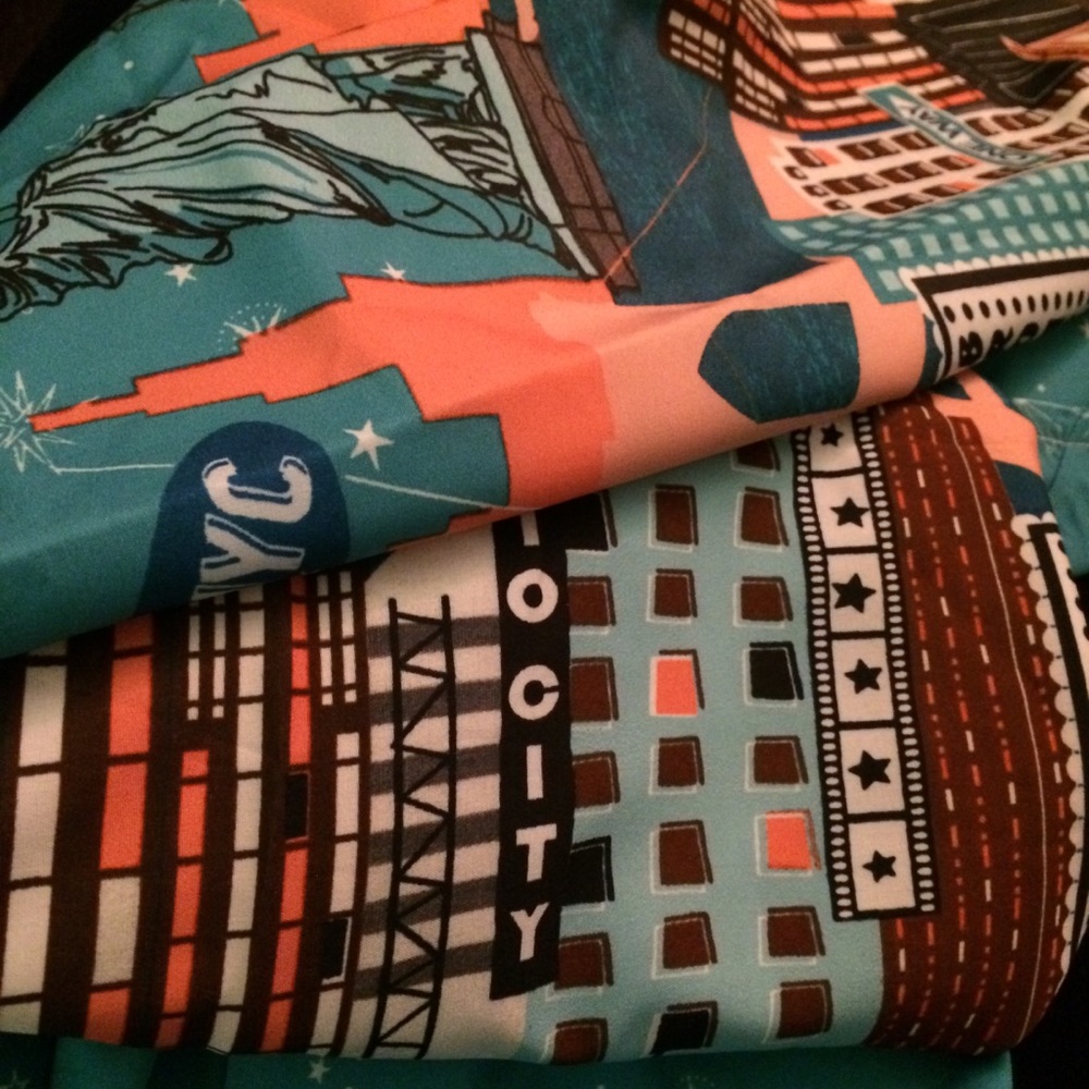 Retro Unique New York City Print Fit Flare A-line Midi Party Sleeveless Dress - Picture 8 of 8